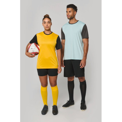 T-shirt multidesporto bicolor de manga curta unissexo